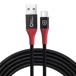 Microconnect Usb-a To Usb-c Data Blocker Cable 1.5m 1.5m Usb A Usb C Sort