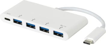 eSTUFF USB-C Charging Hub (ES623007WH)