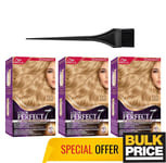 Wella Couleur Parfait Professionnel Cheveux 10/0 Ultra Lumière Blond 3-pack