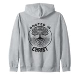 Jesus is my King - Bible Story - Rooted in Christ Zip Hoodie