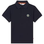 ROLAND GARROS - Polo Basique - Enfant - Garçon - 100% Coton - Bleu Marine - Taille 4-5 Ans