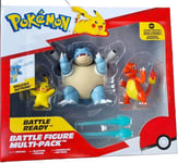 Pokémon Battle Figure Multi-Pack DELUXE EDITION Blastoise Pikachu Charmeleon