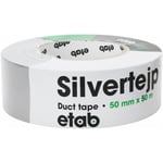 Eltejp etab - Vävtejp premium, silver, bredd 48 mm