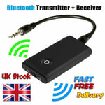 Wireless Bluetooth 5.0 Transmitter Receiver A2dp 3.5mm Audio Jack Aux Adapter