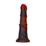 GODE MONSTER Gode Dragon Zirg 22 x 5cm Noir-Rouge MONSTERED