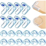 Ersandy - Protection Coin de Table, 20pcs protecteurs de coin transparent,Protections d'Angles, Anti-Chocs Protege de Coins pour Tables et Tout