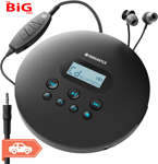 CD100  Rechargeable  Bluetooth  CD  Player |  12Hr  Portable  Playtime |  in  Ca