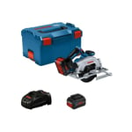 Scie circulaire Bosch Professional gks 18V-57-2 + 2 batteries ProCORE 18V 5.5Ah + Chargeur GAL1880 cv + l-boxx - 06016C1202