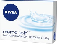 Nivea Creme Soft Cream Soap Gentle Daily Hand Cleansing Soaps Pack Of 6 x 100 g