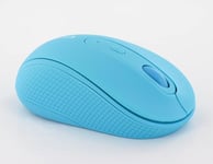 DragonWar Milki Mouse sans Fil - 6 Boutons de contrôle - 2400 Dpi - 2 Vitesses (1200/2400) Dpi - Caoutchoutée - Compatible PC et Mac - Bleu