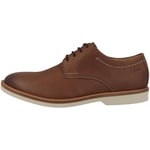 Clarks Homme Atticus LTLace Tissu Oxford, Dark Tan Lea, 42 EU