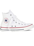 Converse All Star Unisex Chuck Taylor High Top Sneakers - White Canvas - Size UK 3