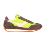 PANTOFOLA D’ORO 1886 Homme Trainer '74 Basket, Jaune Fluo Gris Blanc Violet, 40 EU