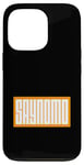 Coque pour iPhone 13 Pro Orange SAYNOMO (Say No More) Orange Color Graphic