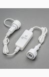 Konstsmide Timer 9 tim utomhus vit soft cable, DC. 24V/IP44