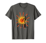 The Karate Kid Daniel Silhouette with Sun T-Shirt