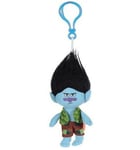 Branch Trolls Doll DreamWorks Bag Clip Soft 12Cm Plush Toy Keyring Loop Backpack