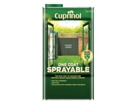 Cuprinol One Coat Sprayable Fence Treatment Forest Green 5 litre CUPNSFTFG5L