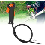 Jeffergarden Interrupteur d'accélérateur, interrupteur de poignée de vélo de commande portable pour support de montage Stihl FS120 FS200