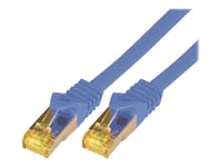 M-Cab - Patch-Kabel - Rj-45 (Hane) Till Rj-45 (Hane) - 2 M - Sftp, Pimf - Cat 7 - Halogenfri, Formpressad, Hakfri - Blå