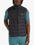 Lyle & Scott Wadded Gilet, Jet Black