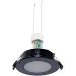 Barcelona Led - kit Spot encastrable étanche Ø93mm (noir) + Ampoule GU10 5,4W + - Blanc Froid