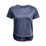 Women's Under Armour UA Tech Vent Activewear Short Sleeve T-Shirt in Purple