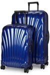 Samsonite C-Lite 55cm & 75cm CURV Luggage Set Deep Blue