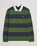 GANT Barstriped Rugger Pine Green/Navy