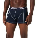 JACK & JONES Men's JACSIMPLE TRUNKS NOOS Boxer Shorts, Multicoloured (Navy Blazer), Medium