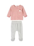 VERTBAUDET Pyjama de Noël en Velours bébé Gris chiné 1M(54CM)