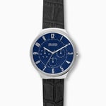 Skagen Klockarmband SKW6535 Läder Svart 18mm