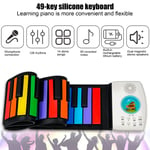 Rollup Piano Silicone 49 Keys Roll Up Piano Keyboards Hand Roll Piano BLW