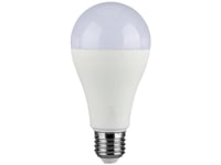 V-Tac 214453 Led (Rgb) Lampa Eek F (A - G) E27 Glödlampa Form 15 W = 110 W Varmvit (Ø X L) 125 Mm X 64 Mm 1 St