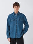 Kin Regular Fit Denim Overshirt, Blue