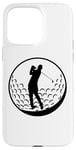 Coque pour iPhone 15 Pro Max Balle de golf "Dix-huit trous" Les passionnés de golf