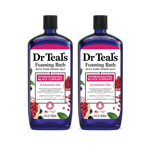 Dr Teal's Foaming Bath with Pomegranate Oil & Black Currant 1000ml Pack Of 2