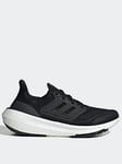 adidas Women's Ultraboost Light Trainers - Black/White, Black/White, Size 7, Women