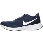 Nike Nike Revolution 5, Men's Mid-Top Running Shoe, Midnight Navy White Dark Obsid, 10.5 UK (45.5 EU)