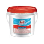 Marque: HTH • Type de produit: Chlore • Conditionnement: Poudre • Quantité: 5 kg • Multifonction: Non • Type de traitement: Choc