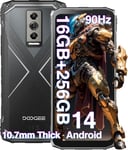 Blade 10 Pro Smartphone Incassable 2024 Android 14,16 Go+256 Go Telephone Portable Incassable,Ecran Hd+De 6,5"",5150 Mah,50Mp+8Mp,Ip68/Ip69K/Dual Sim 4G/Face Id/Nfc