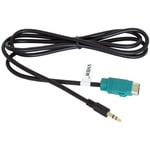 Câble adaptateur de ligne aux Radio compatible avec Alpine CDE-111R/RM, CDE-112Ri, CDE-113BT, CDE-114BTi, CDE-W203Ri, IDA-X301 - usb - Vhbw