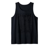 Vintage Grandpa The Man The Myth The Bad Influence Retro Tank Top