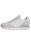 adidas Femme Run 60s 3.0 Shoes Chaussures, Chalk White/Crystal White, 42 EU