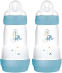 MAM Easy Start Self Sterilising Anti-Colic Baby Bottle Pack of 2 (2 x 260 ml) UK