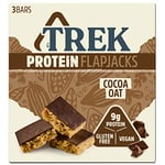 JC's Trek High Protein Flapjack Cocoa Oat - Gluten Free - Plant Based - Vegan Snack - 50g X 36 Bars