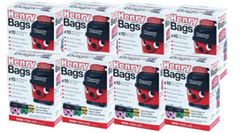 80 x Genuine Numatic Henry Hetty James Vacuum Cleaner Bags