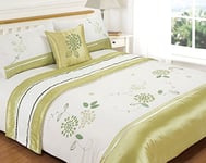 Rapport Home Nancy Bag' Bedding Set, Double-Green, Polyester