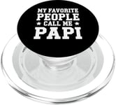 Papi Father's Day Gift for Dad from Daughter, Son, Wife PopSockets PopGrip for MagSafe