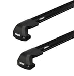 Barres de toit Thule Edge Black Bmw 6-Series Gran Turismo (G32) 5-dr Berline à hayon avec des points fixes 18+